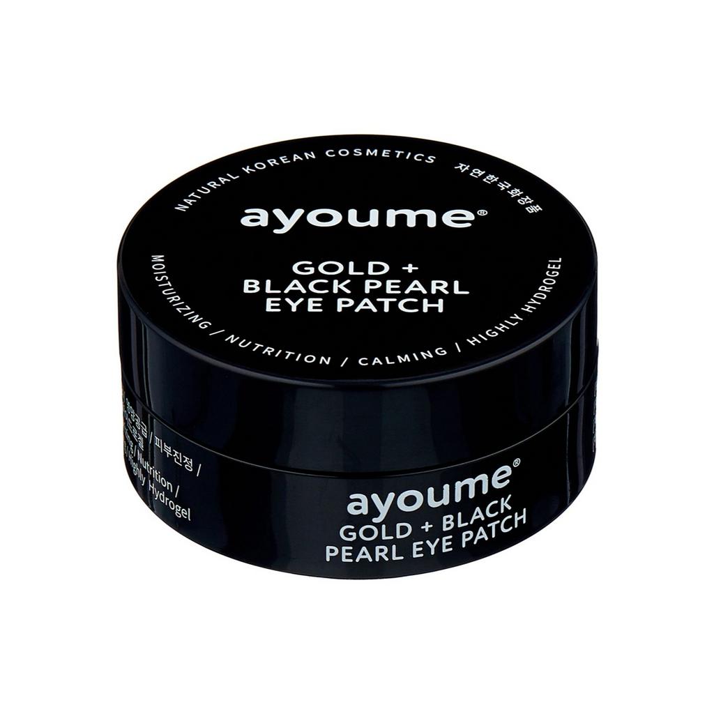 Гидрогелевые патчи для глаз Ayoume Gold + Black Pearl Eye Patch 60 шт