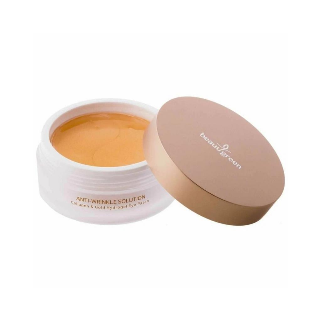 Патчи для глаз увеличенного размера BeauuGreen Collagen&Gold Hydrogel Eye Patch Big Type