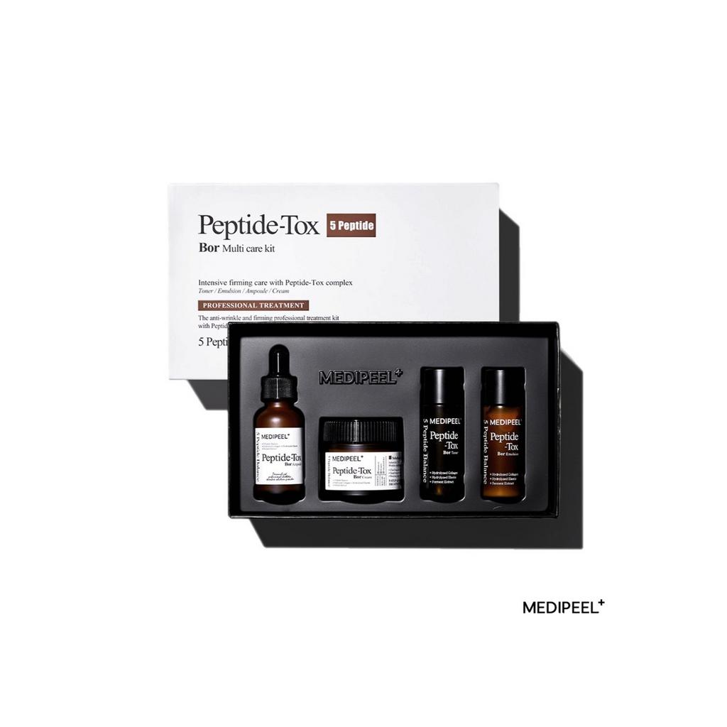 MEDIPEEL⁺ Peptide-Tox Bor Multi Care Kit (30ml+30ml+30ml+50ml) Набор для лица с эффектом ботокса