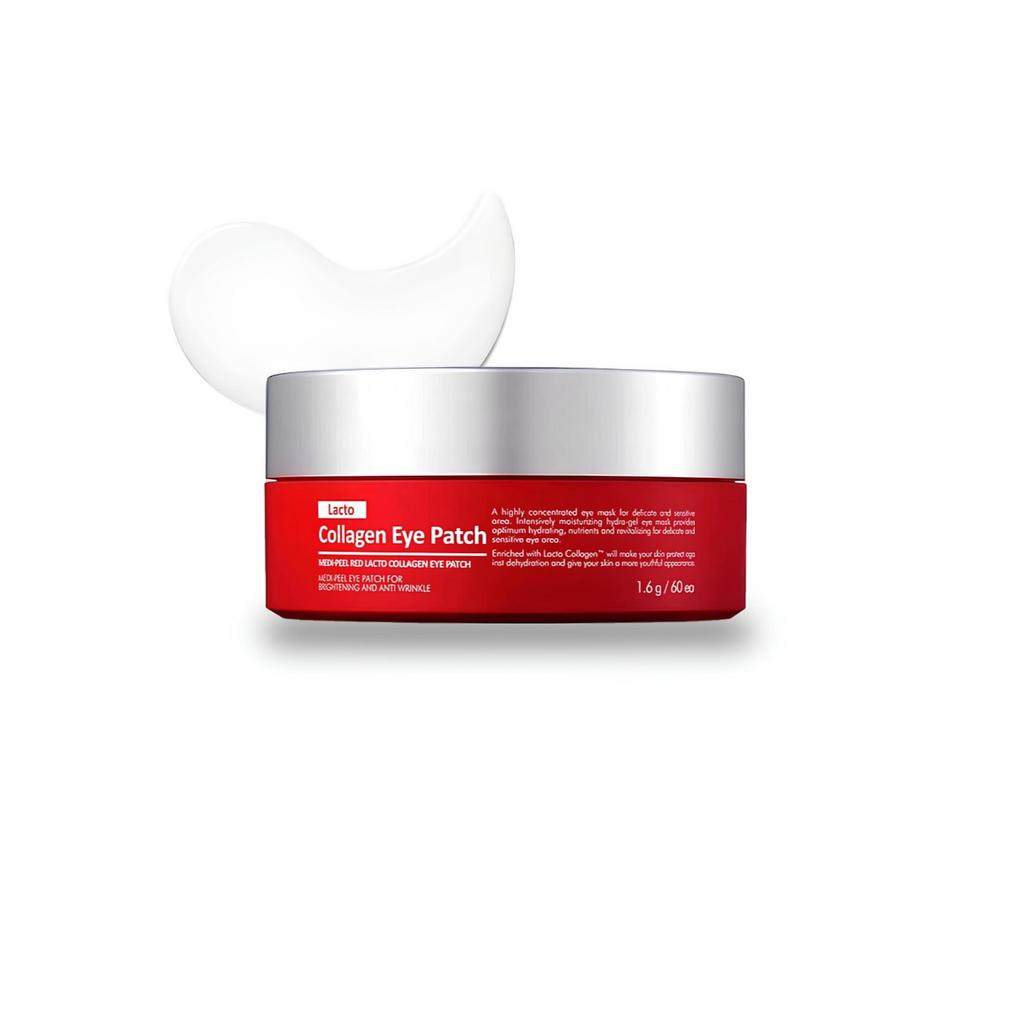 MEDIPEEL⁺ Red Lacto Collagen Eye Patch (60p) Укрепляющие патчи с гидролизатом коллагена