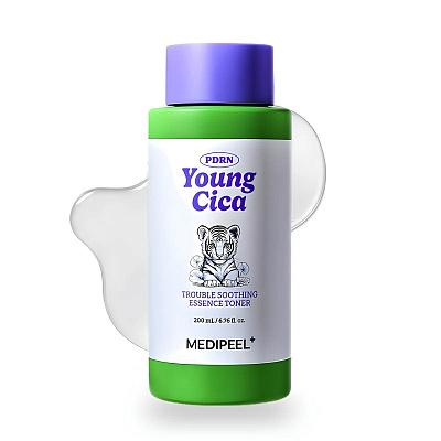 MEDIPEEL⁺ Young Cica PDRN Trouble Soothing Essence Toner (200ml) Успокаивающий тонер для лица