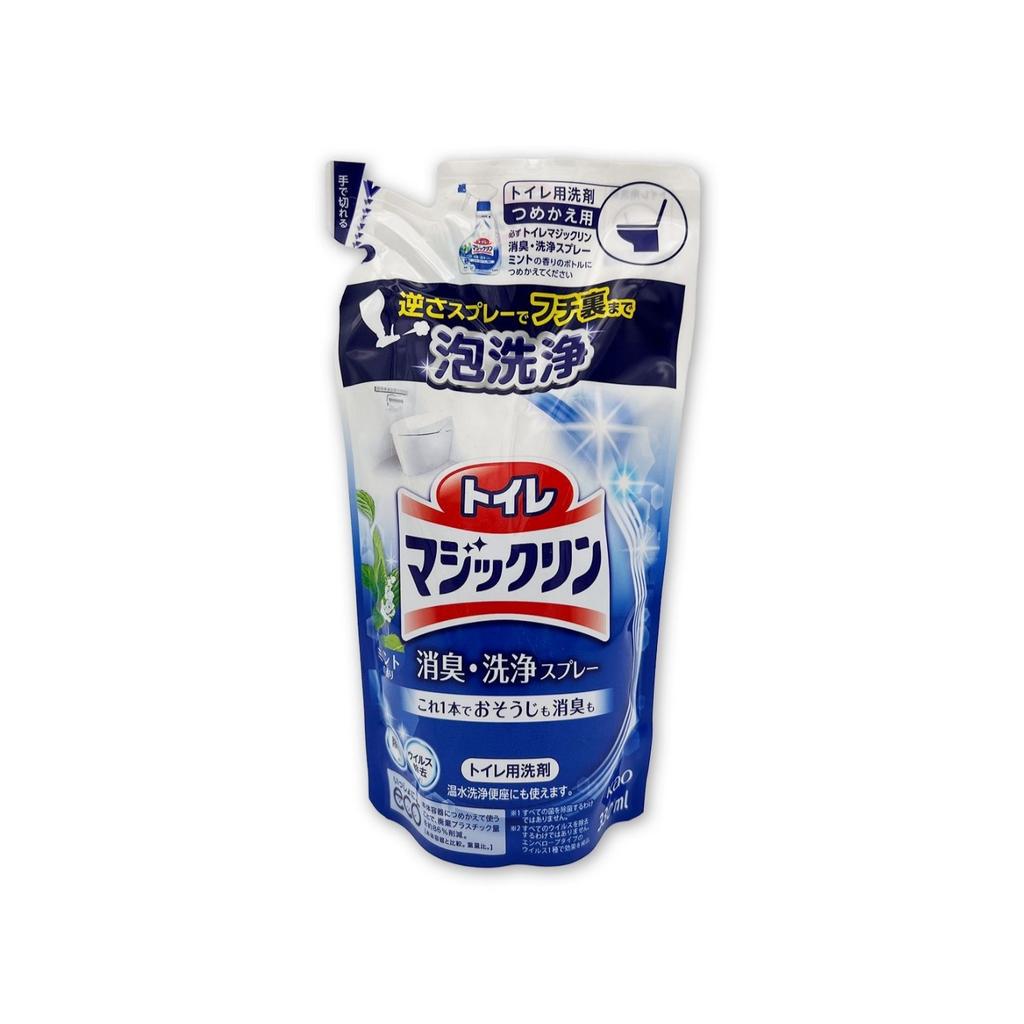 Запасной блок. Моющее средство для туалета против стойких запахов КAO "Magiclean Toilet" Aroma, с ароматом свежих трав 350 мл