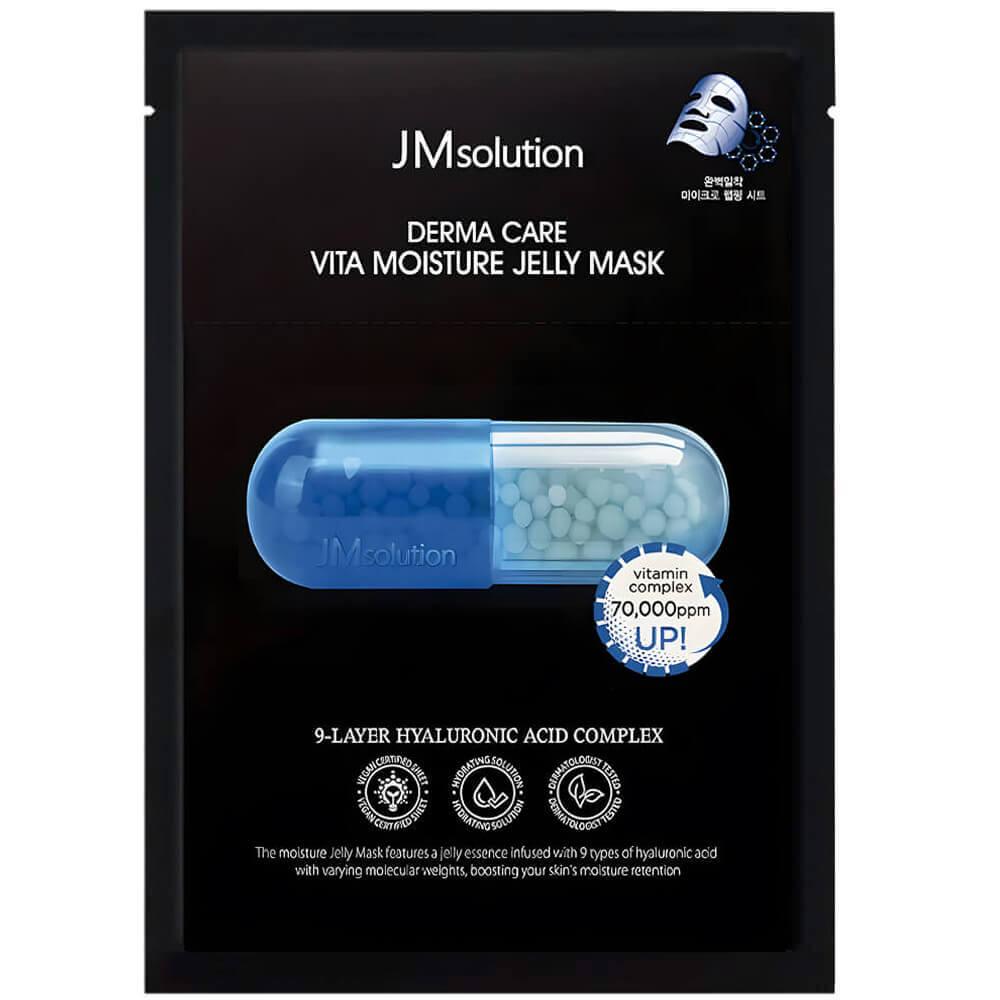 Увлажняющая тканевая маска-желе с гиалуроновой кислотой JMSOLUTION DERMA CARE VITA MOISTURE JELLY MASK 30 ml