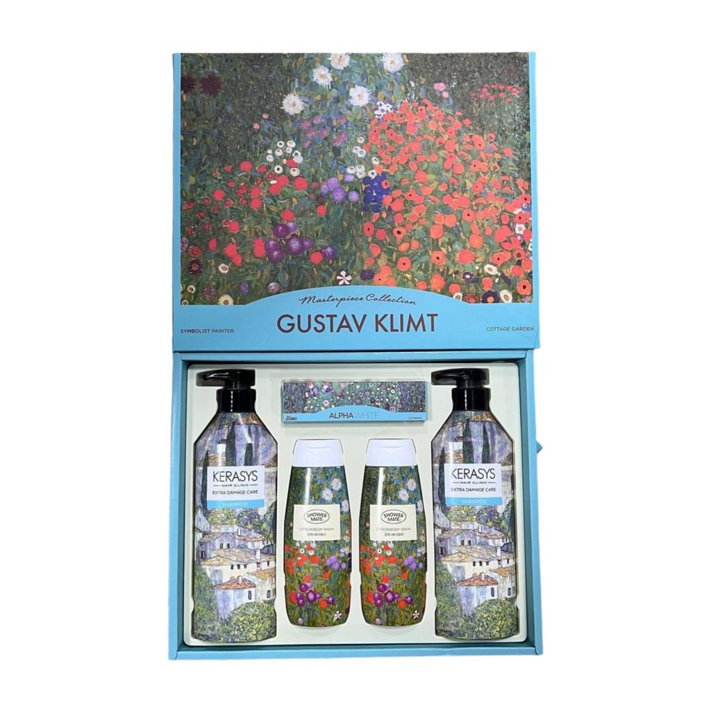 Подарочный набор Kerasys (Шампунь 2 шт + Гель 2 шт + Зубная паста)