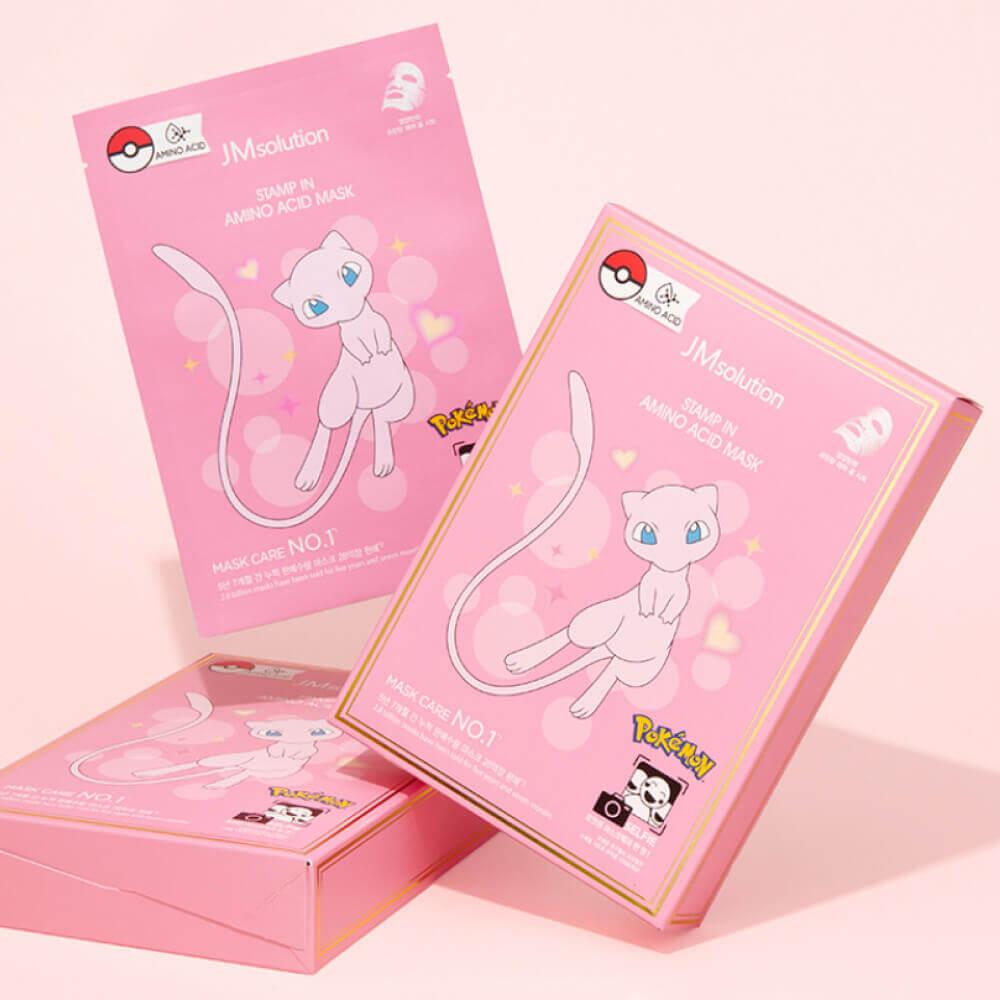 НАБОР ТКАНЕВЫХ МАСОК C АМИНОКИСЛОТАМИ JMSOLUTION STAMP IN AMINO ACID MASK,10 ШТУК