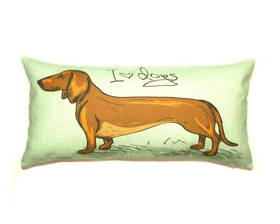 Подушка-думочка "Такса"
