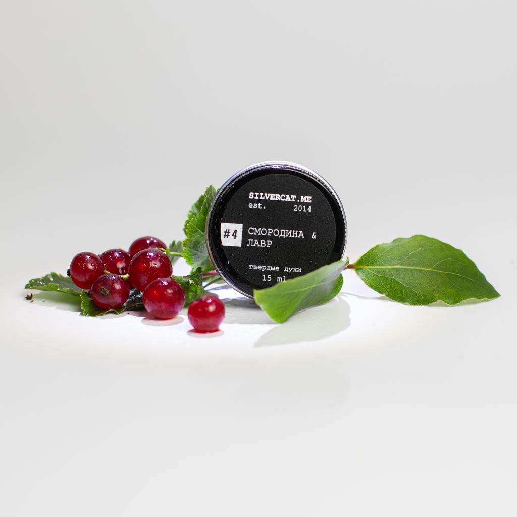 Твердые духи №4 «Смородина & лавр»