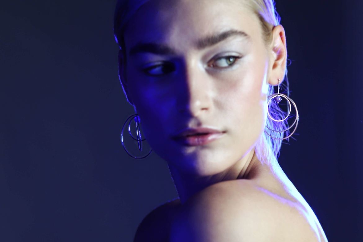 СЕРЬГИ  "КОЛЬЦА САТУРНА"