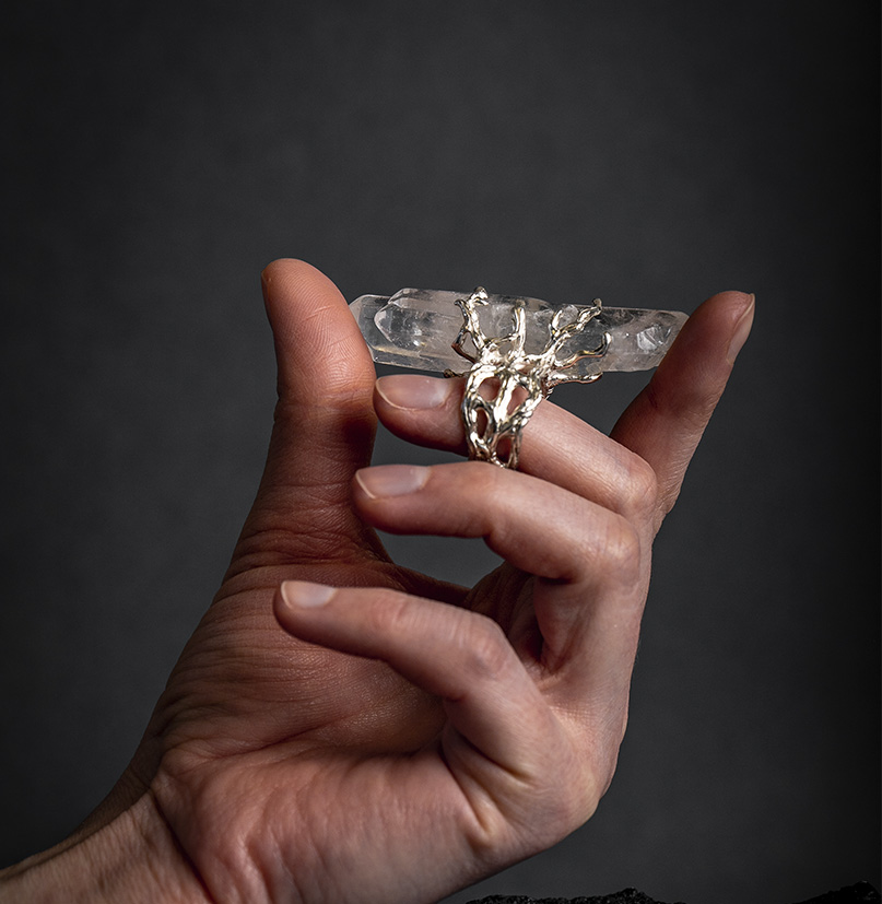 ЮВЕЛИРНЫЙ КОМПЛЕКТ "ПОДВОДНЫЙ САД"