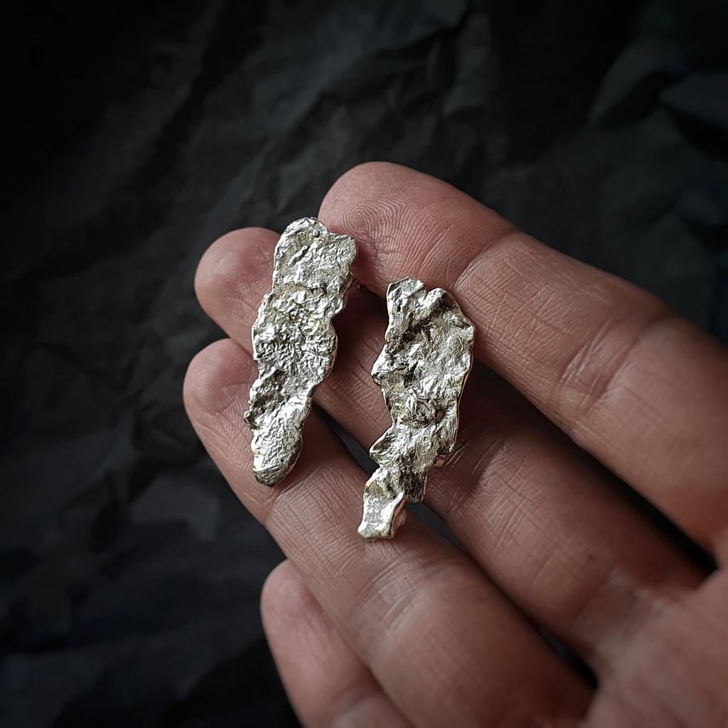 СЕРЬГИ ФАКТУРНЫЕ