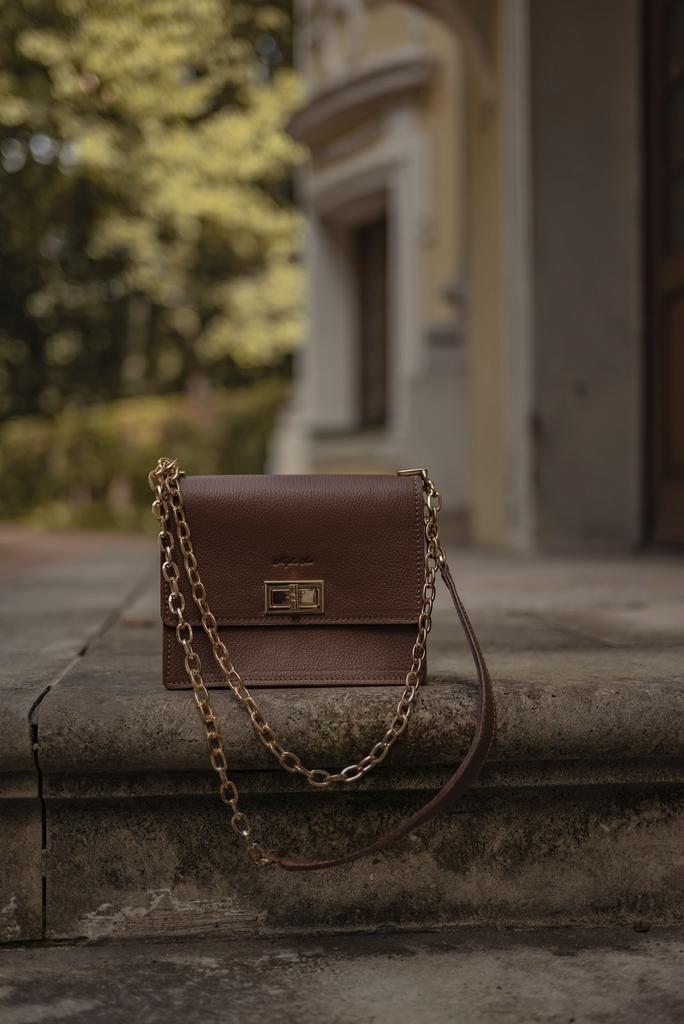 Сумка кроссбоди карамель