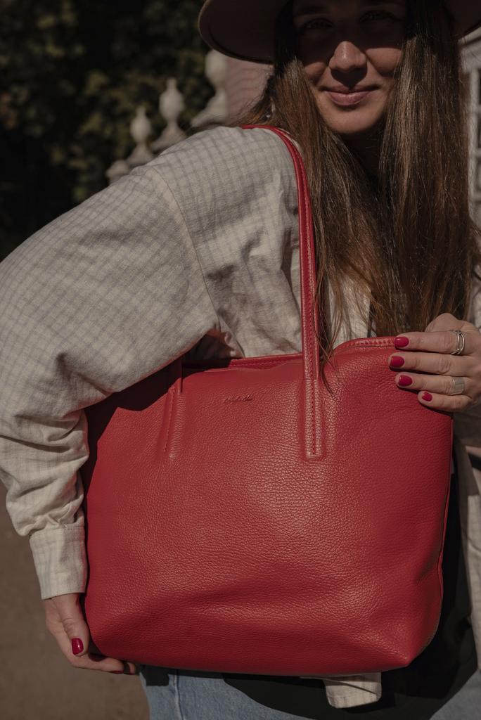 Шоппер красный