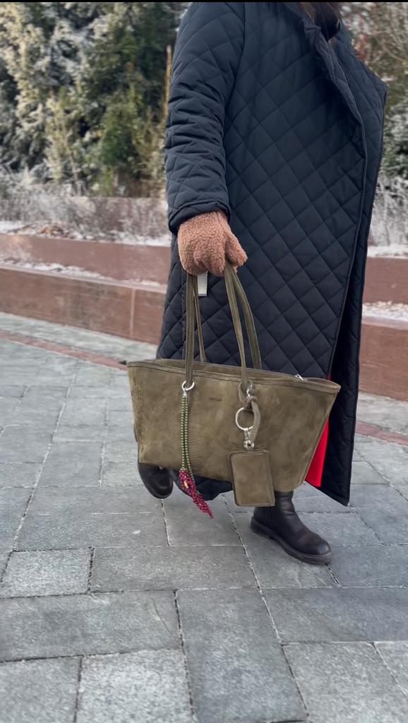 Сумка Море замша