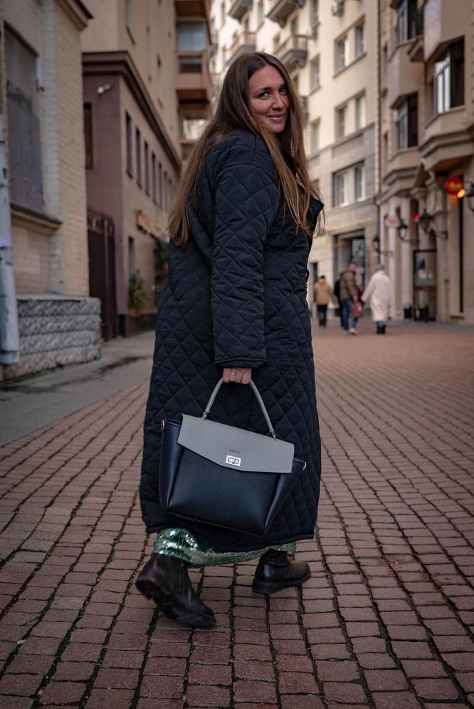 Сумка Сити средняя колорблок