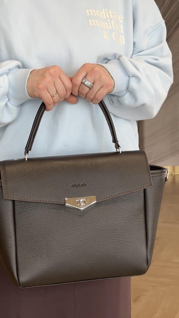 Сумка Сити средняя  Шоколад