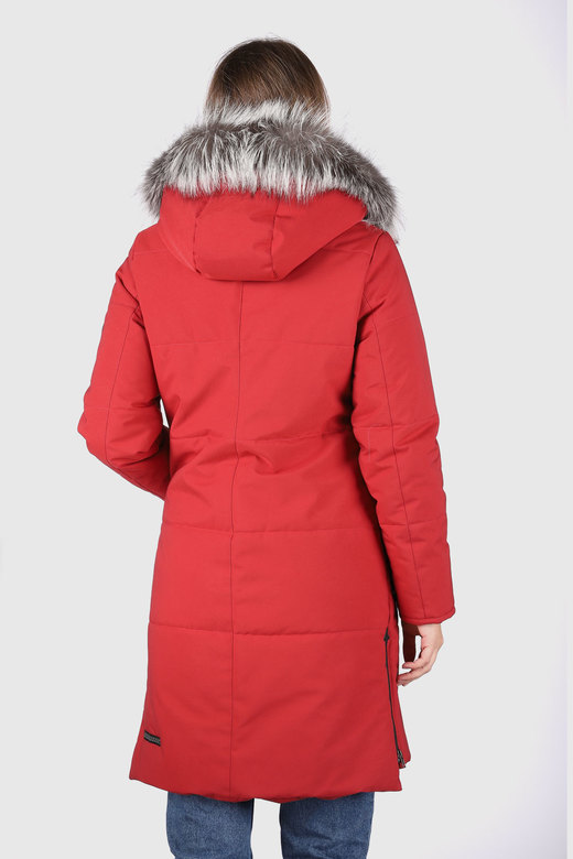 Пуховое пальто LAPLANGER  Скандия красная