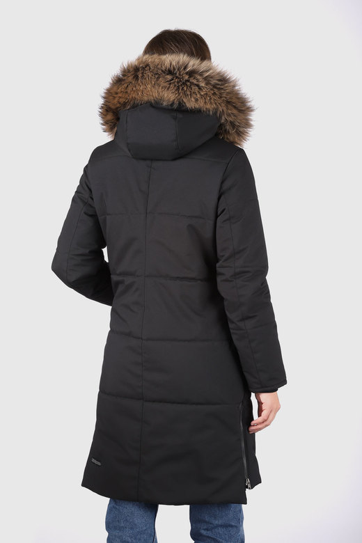 Пуховое пальто LAPLANGER  Скандия черная
