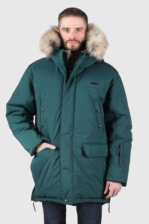 Куртка пуховая LAPLANGER Берген зеленая