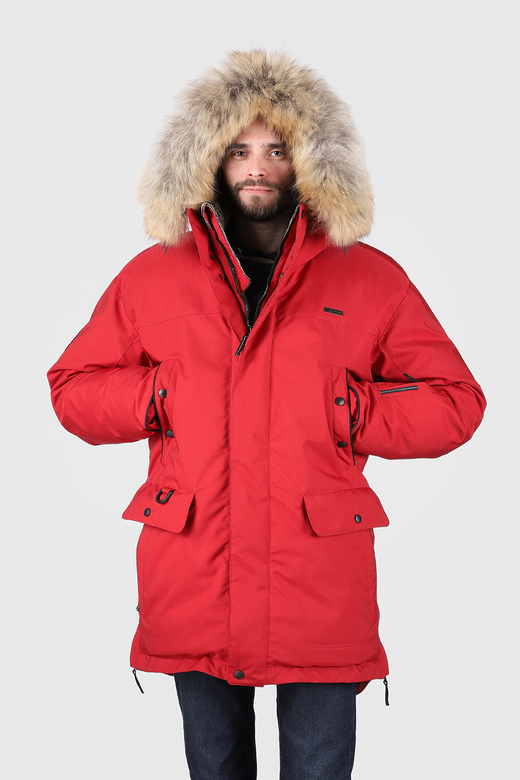 Куртка пуховая LAPLANGER Берген красная