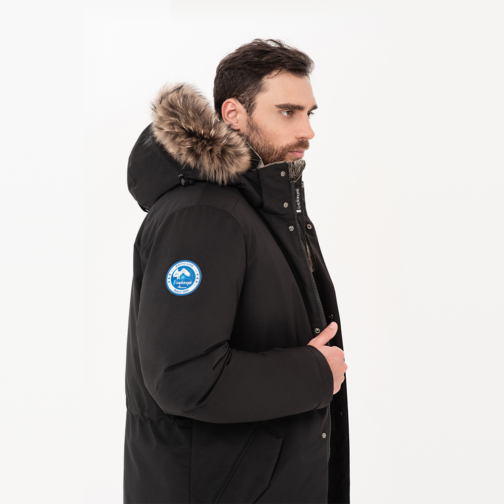 Куртка пуховая LAPLANGER  ХАСКИ черная