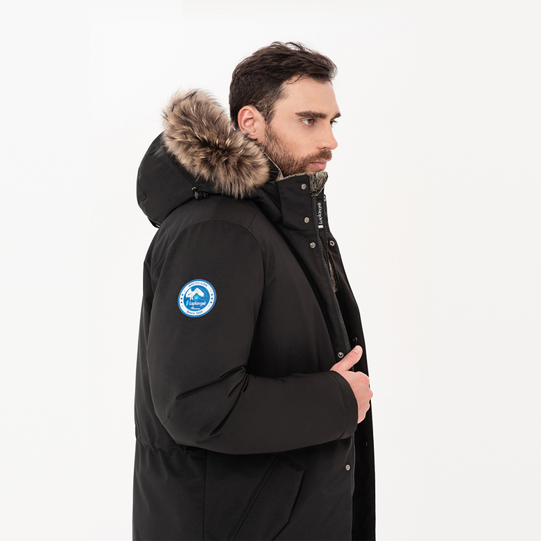 Куртка пуховая LAPLANGER  ХАСКИ черная