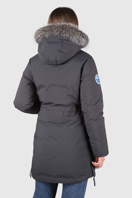 Пуховая парка LAPLANGER Хельга графит