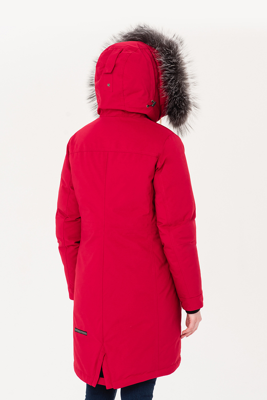 Пуховое пальто LAPLANGER Парка красная
