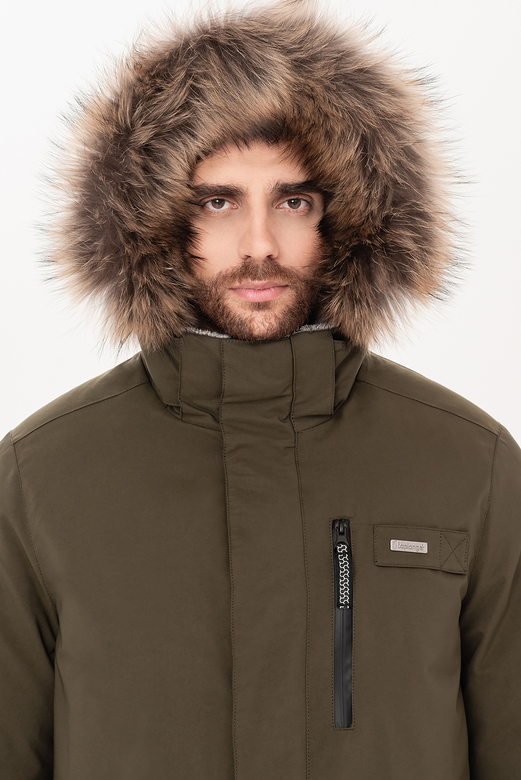 Куртка пуховая LAPLANGER  ХАСКИ олива