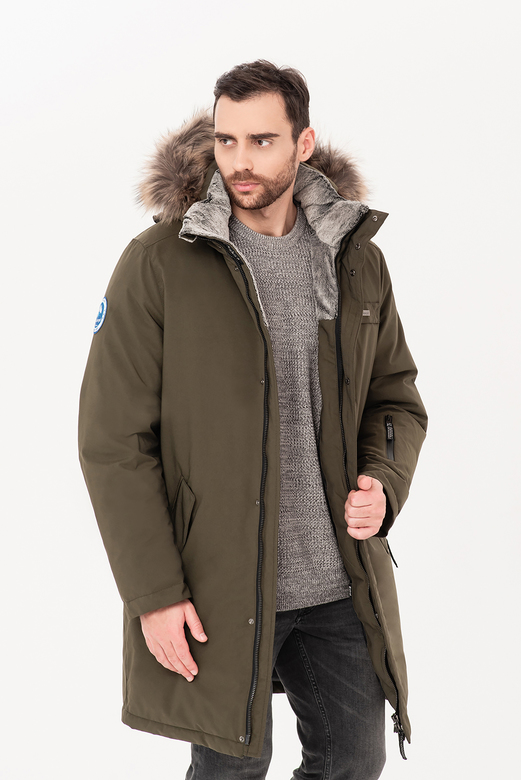 Куртка пуховая LAPLANGER  ХАСКИ олива