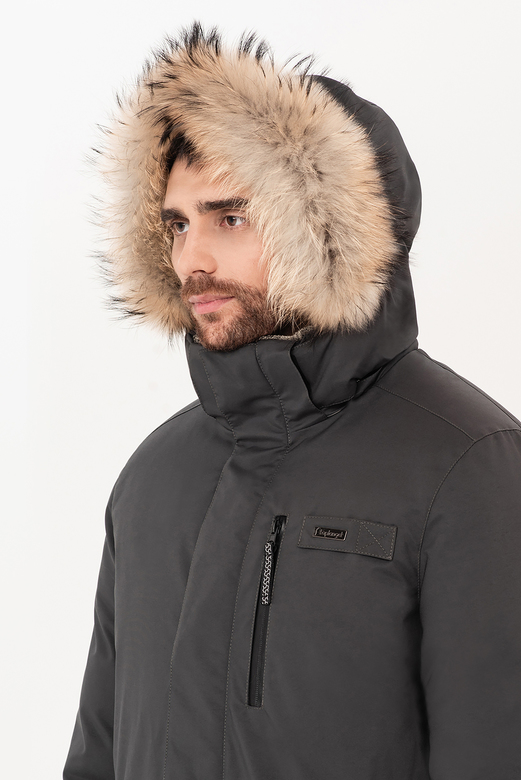 Куртка пуховая LAPLANGER  ХАСКИ графит