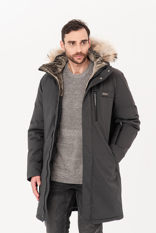 Куртка пуховая LAPLANGER  ХАСКИ графит