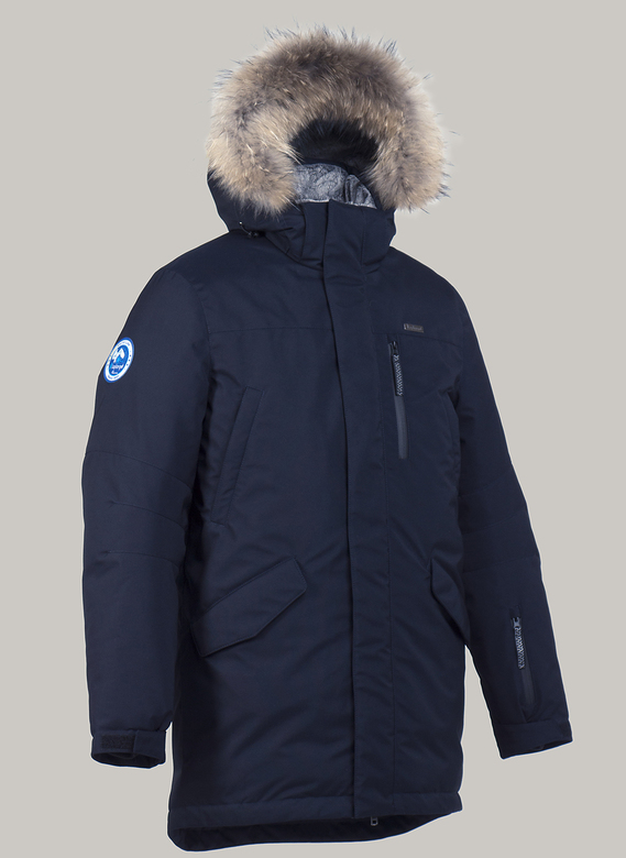 Куртка пуховая LAPLANGER Торнадо синяя