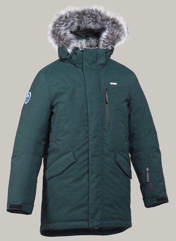 Куртка пуховая LAPLANGER Торнадо зеленая