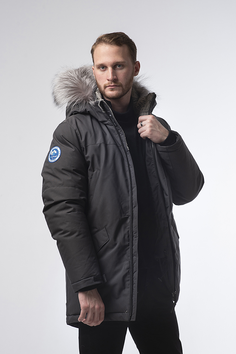 Куртка пуховая LAPLANGER Торнадо графит