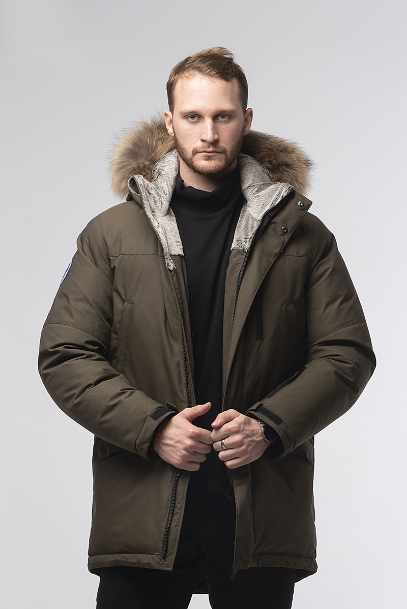 Куртка пуховая LAPLANGER Торнадо олива