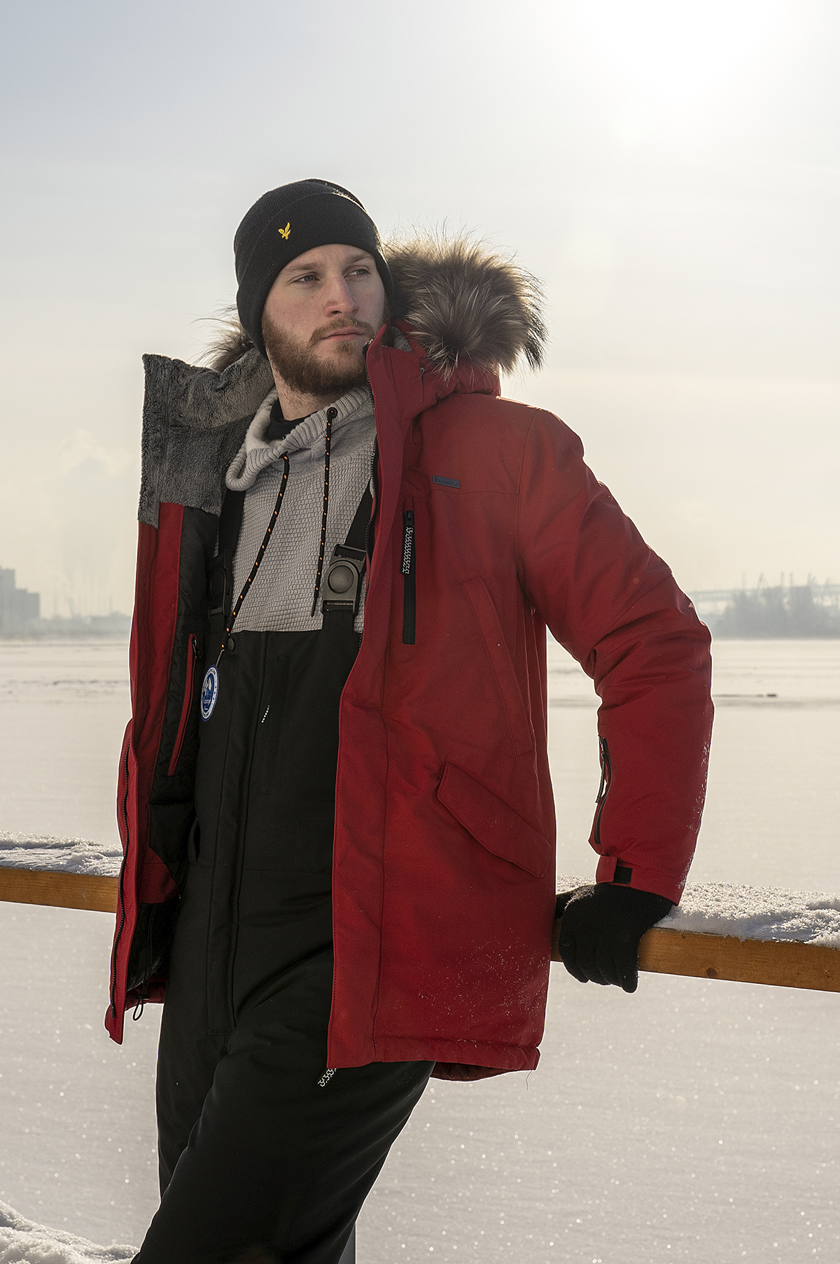 Куртка пуховая LAPLANGER Торнадо красная