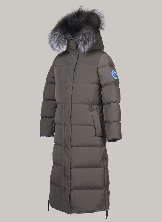 Пуховое пальто LAPLANGER Эстери олива