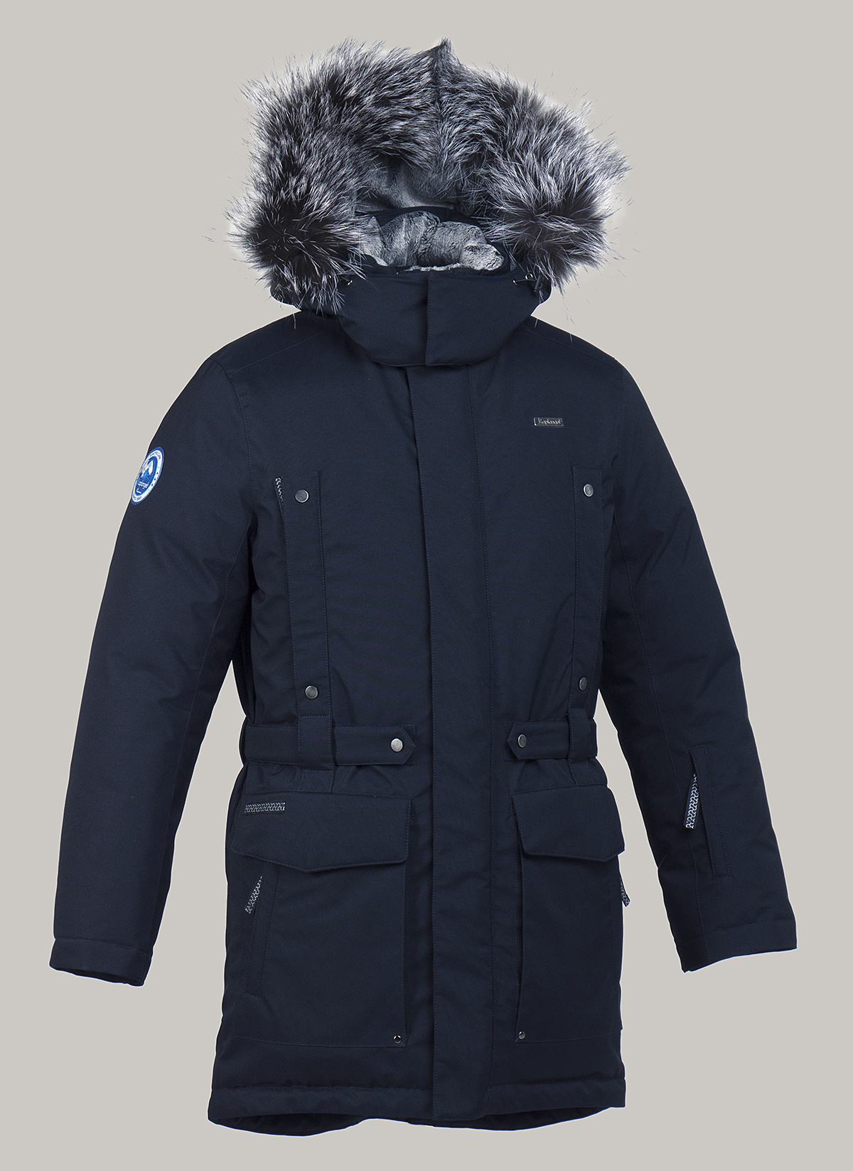 Куртка пуховая LAPLANGER Танкер тёмно-синяя