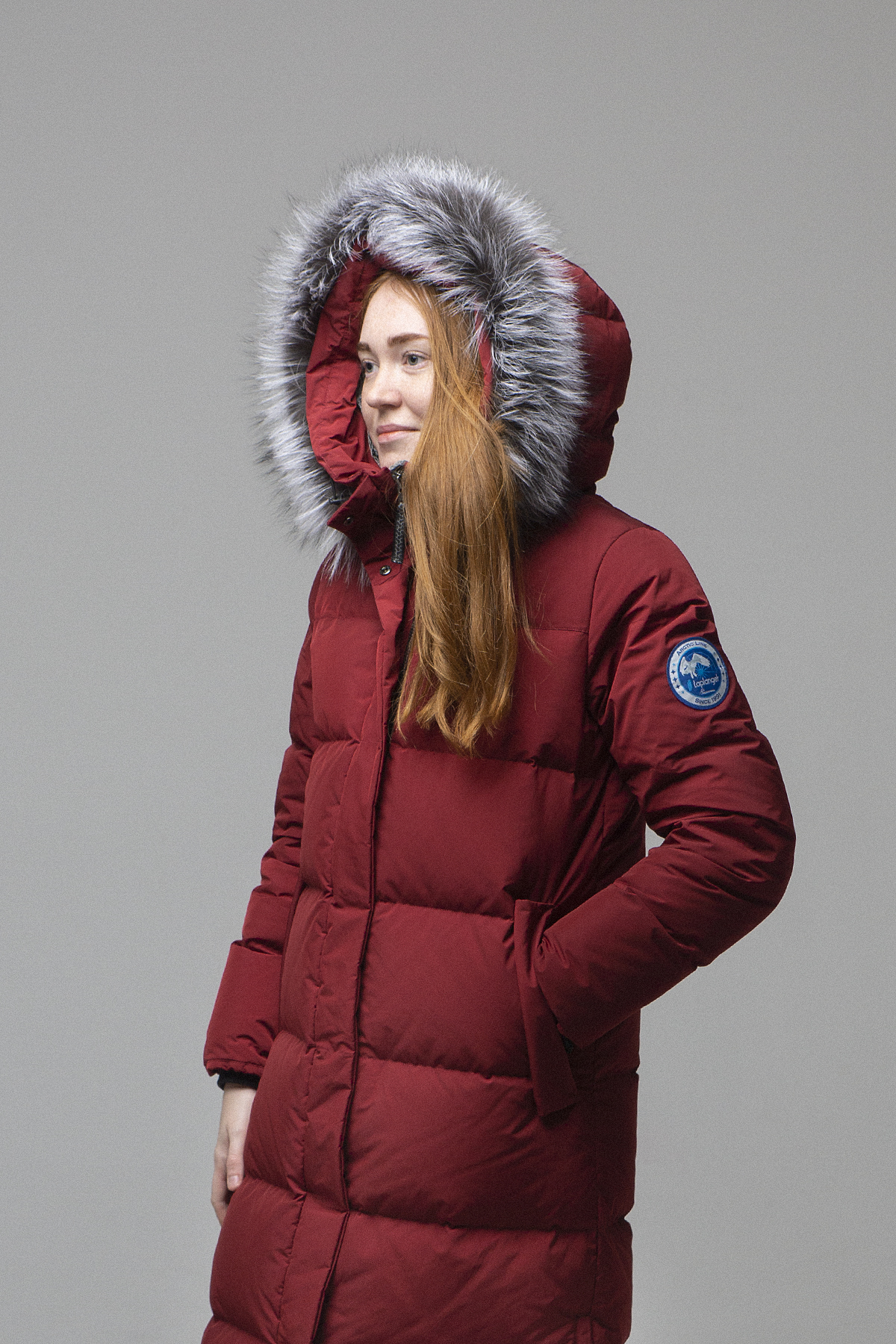 Пуховое пальто LAPLANGER Эстери винное