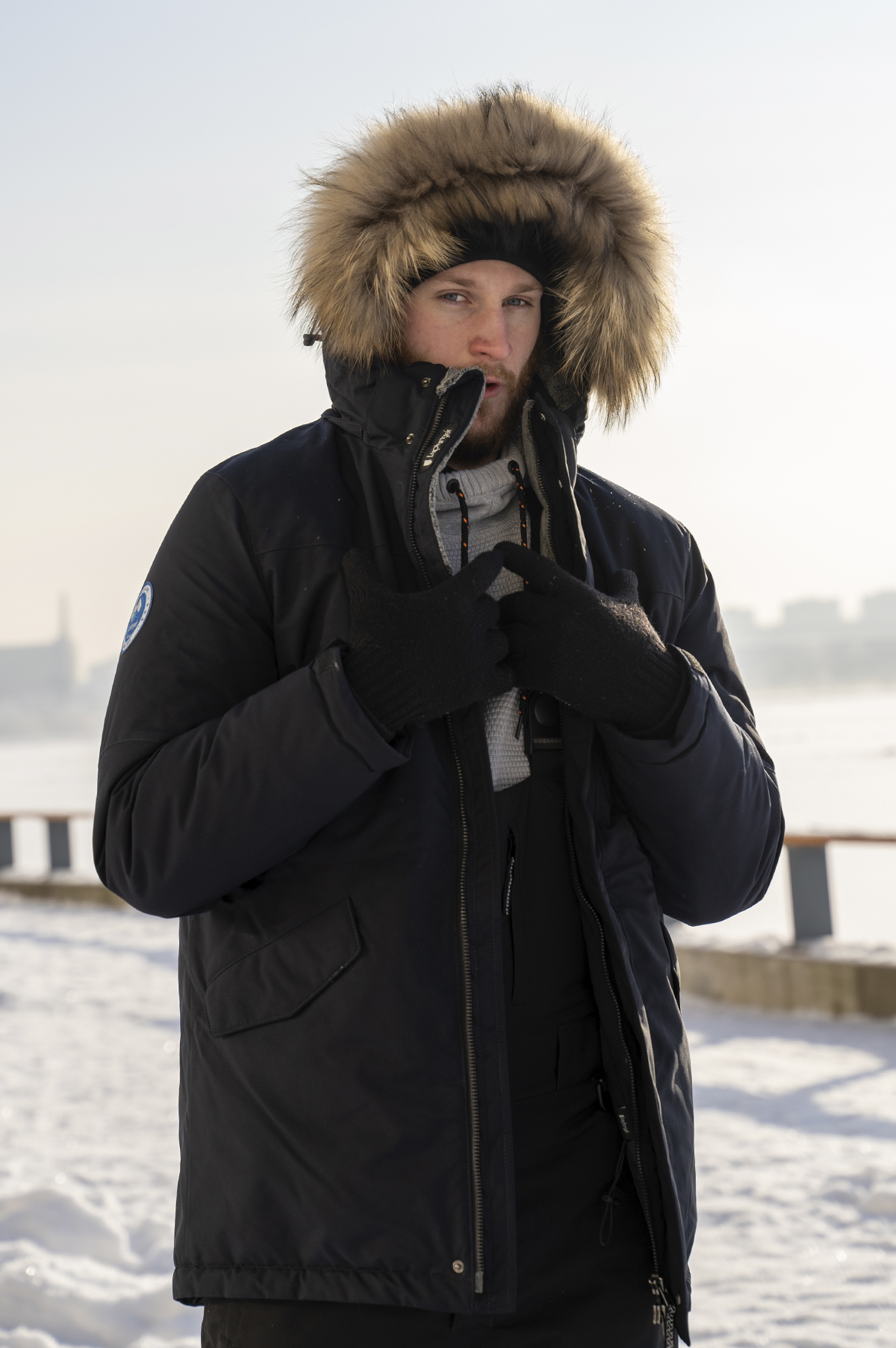 Куртка пуховая LAPLANGER Торнадо черная