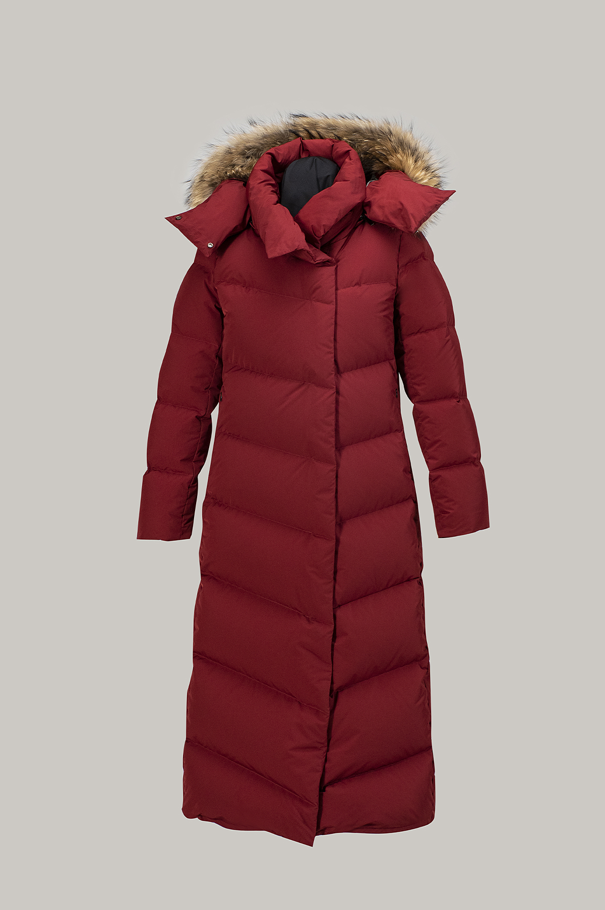 Пуховое пальто LAPLANGER Суоми винное