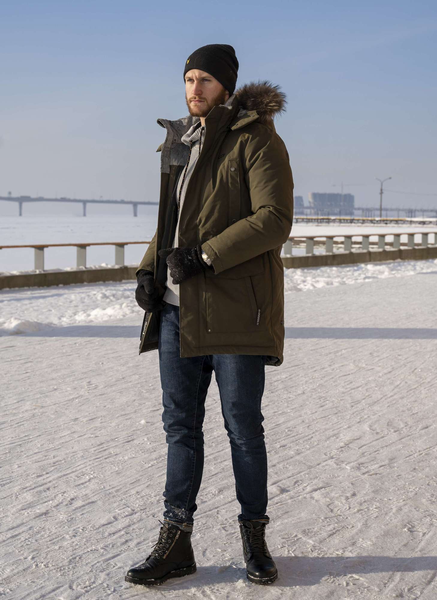 Куртка пуховая LAPLANGER Танкер олива