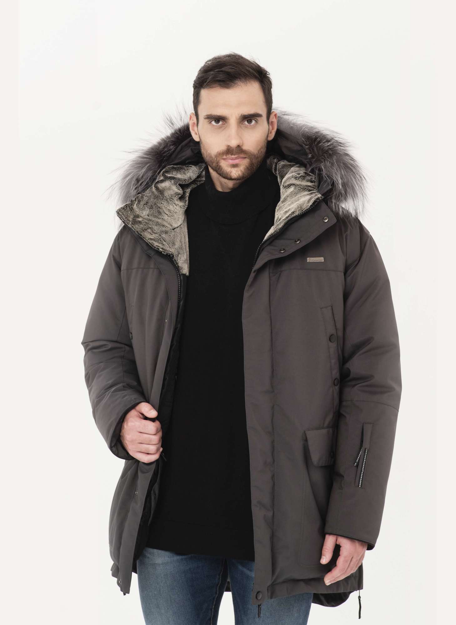 Куртка пуховая LAPLANGER Берген графит