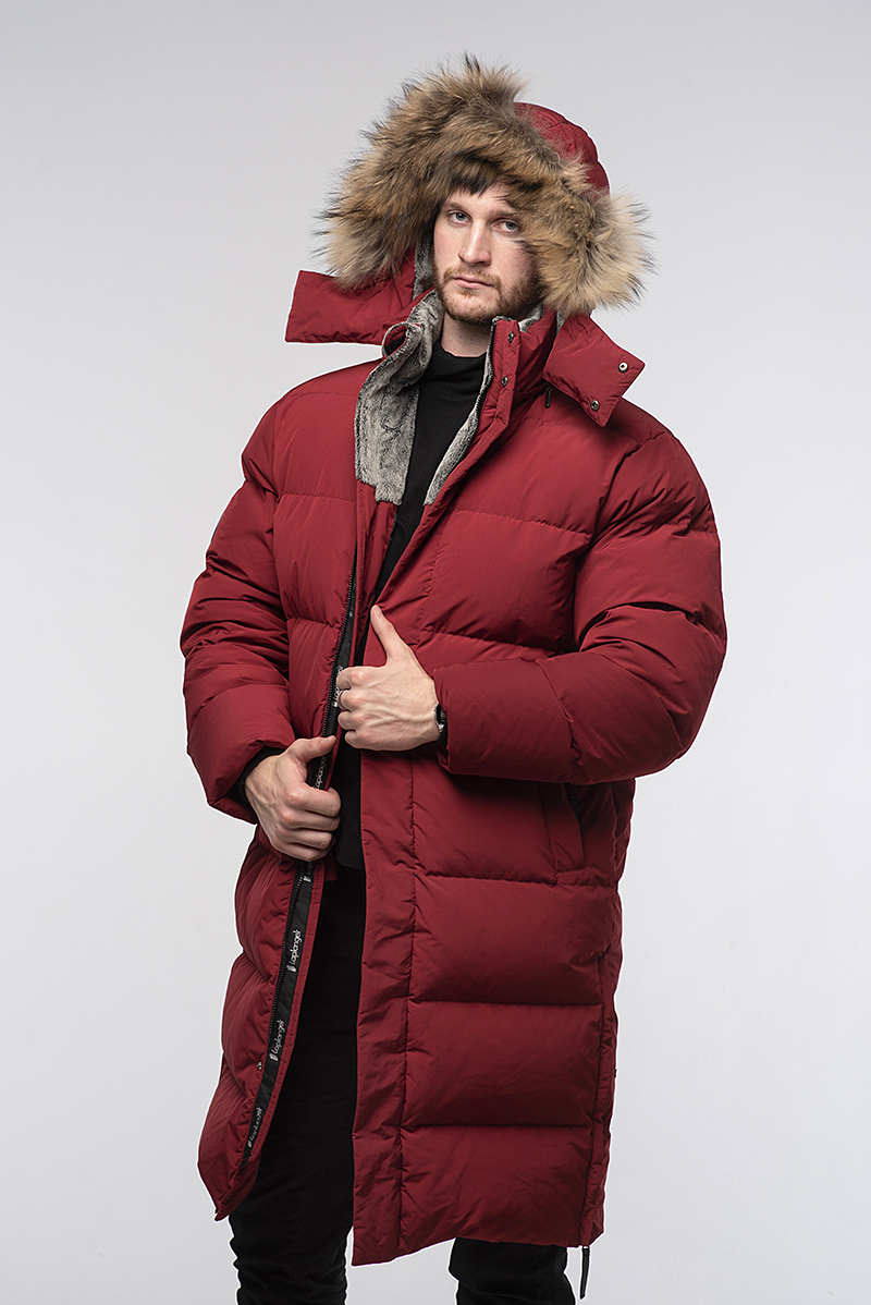 Пальто пуховое LAPLANGER Флойд винный