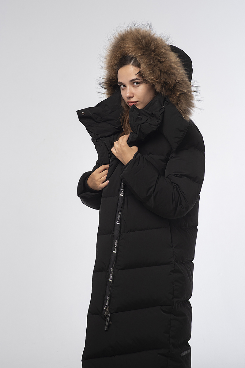 Пуховое пальто LAPLANGER Суоми чёрное