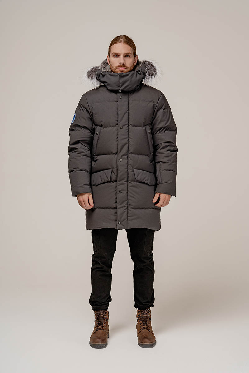 Пуховая куртка LAPLANGER Аляска Top Arctic Goose графит