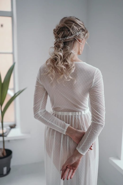 Будуарное платье F200