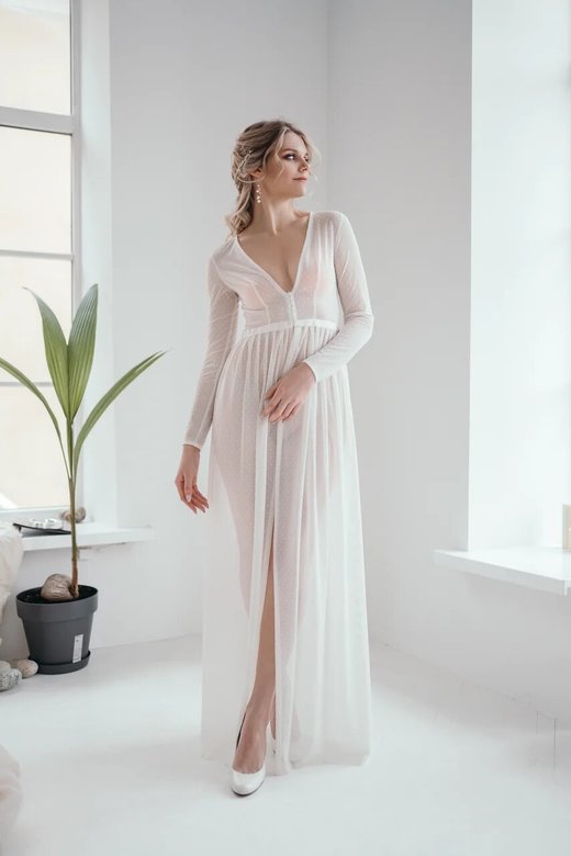 Будуарное платье F200