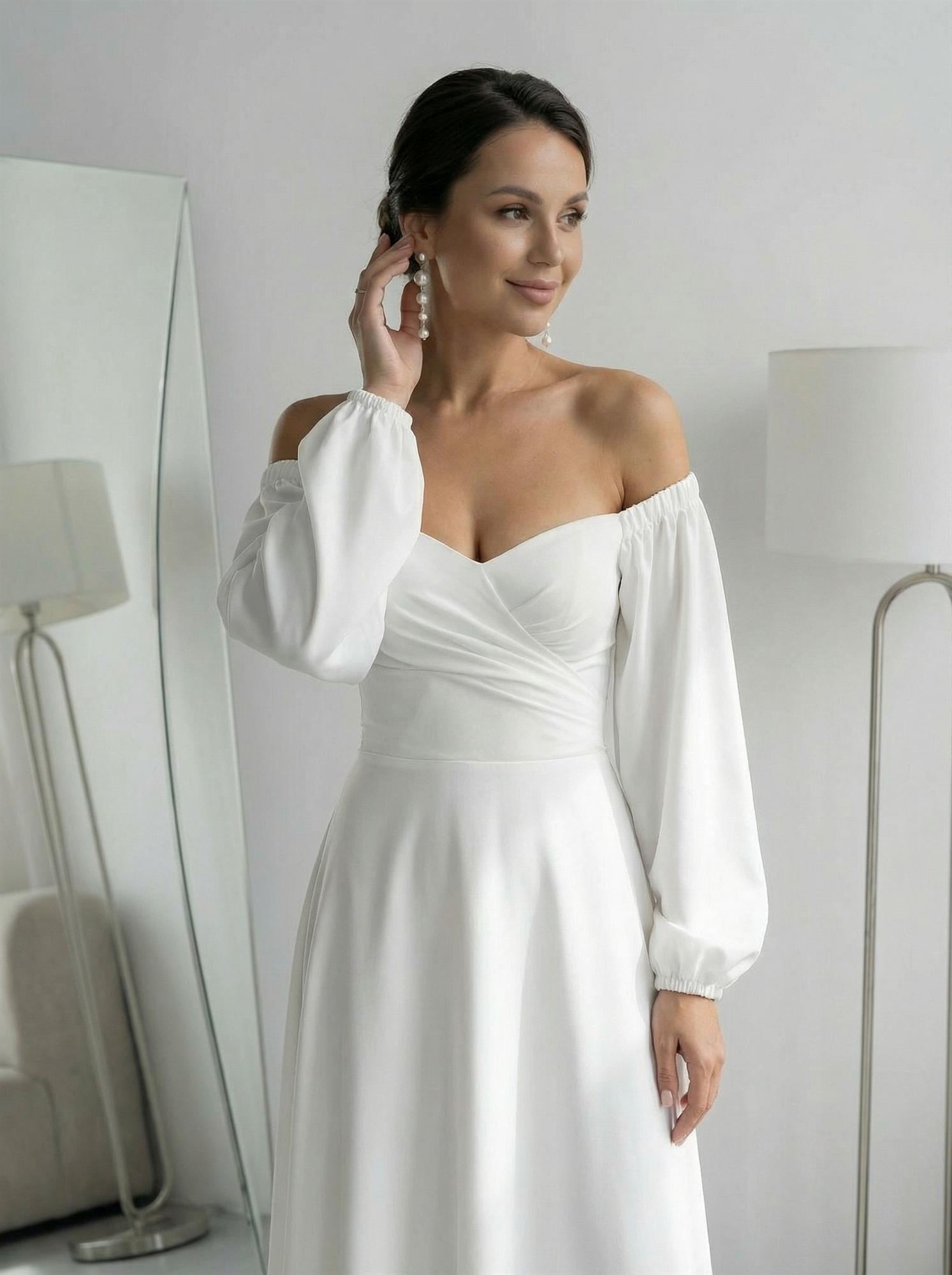 Свадебное платье Вона миди