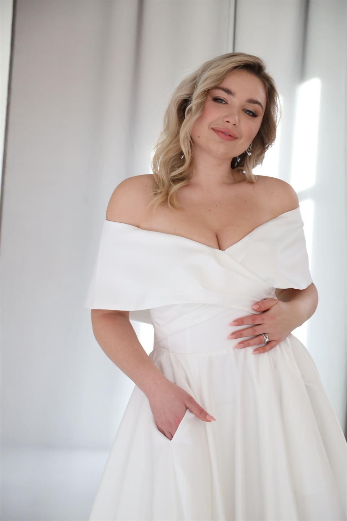 Свадебное платье Аваланж миди